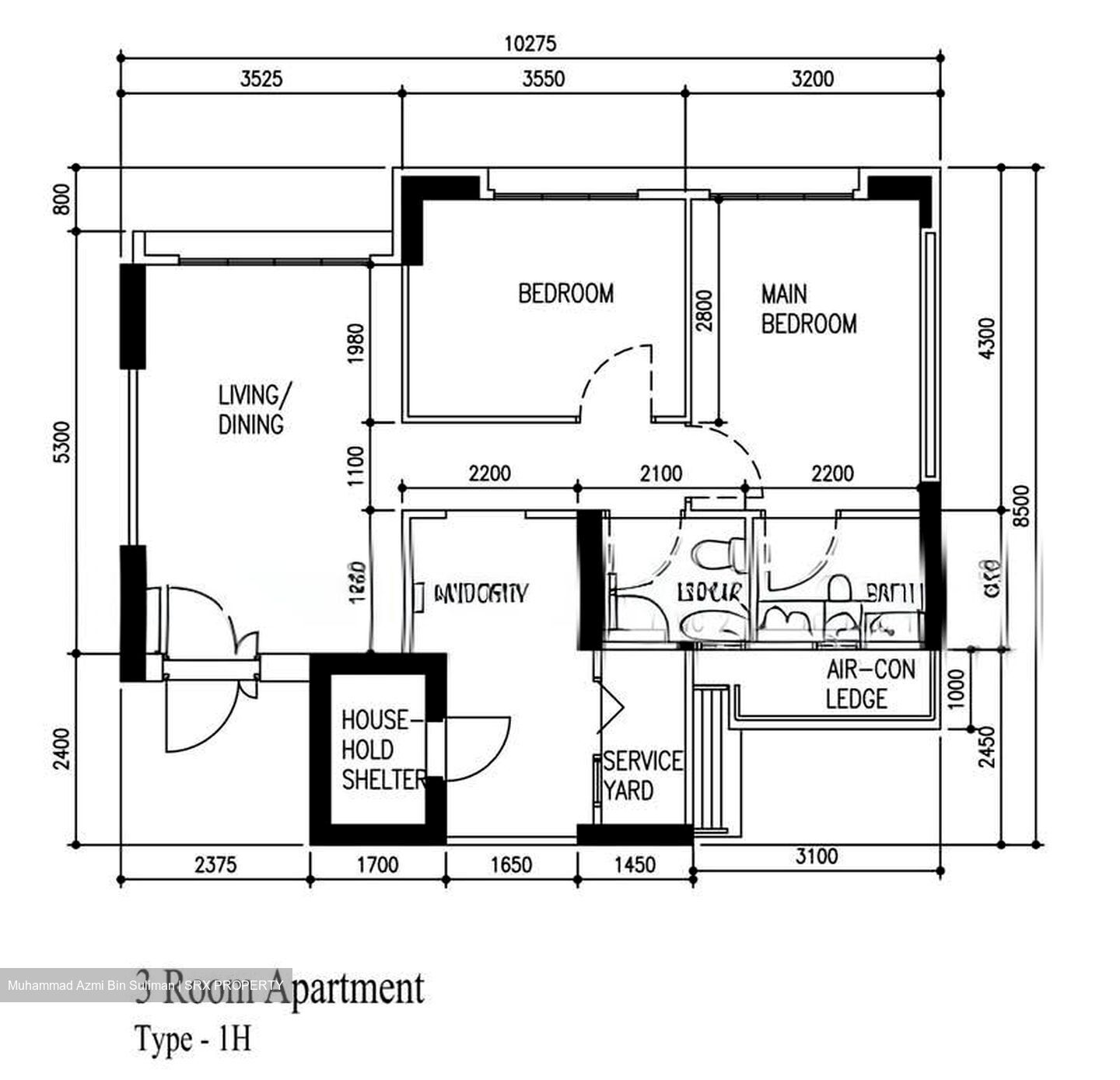 Blk 70A Telok Blangah Ridgeview (Bukit Merah), HDB 3 Rooms #585626911